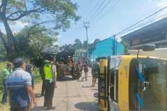Dua mobil bertabrakan di jalur balik Sukabumi-Cianjur
